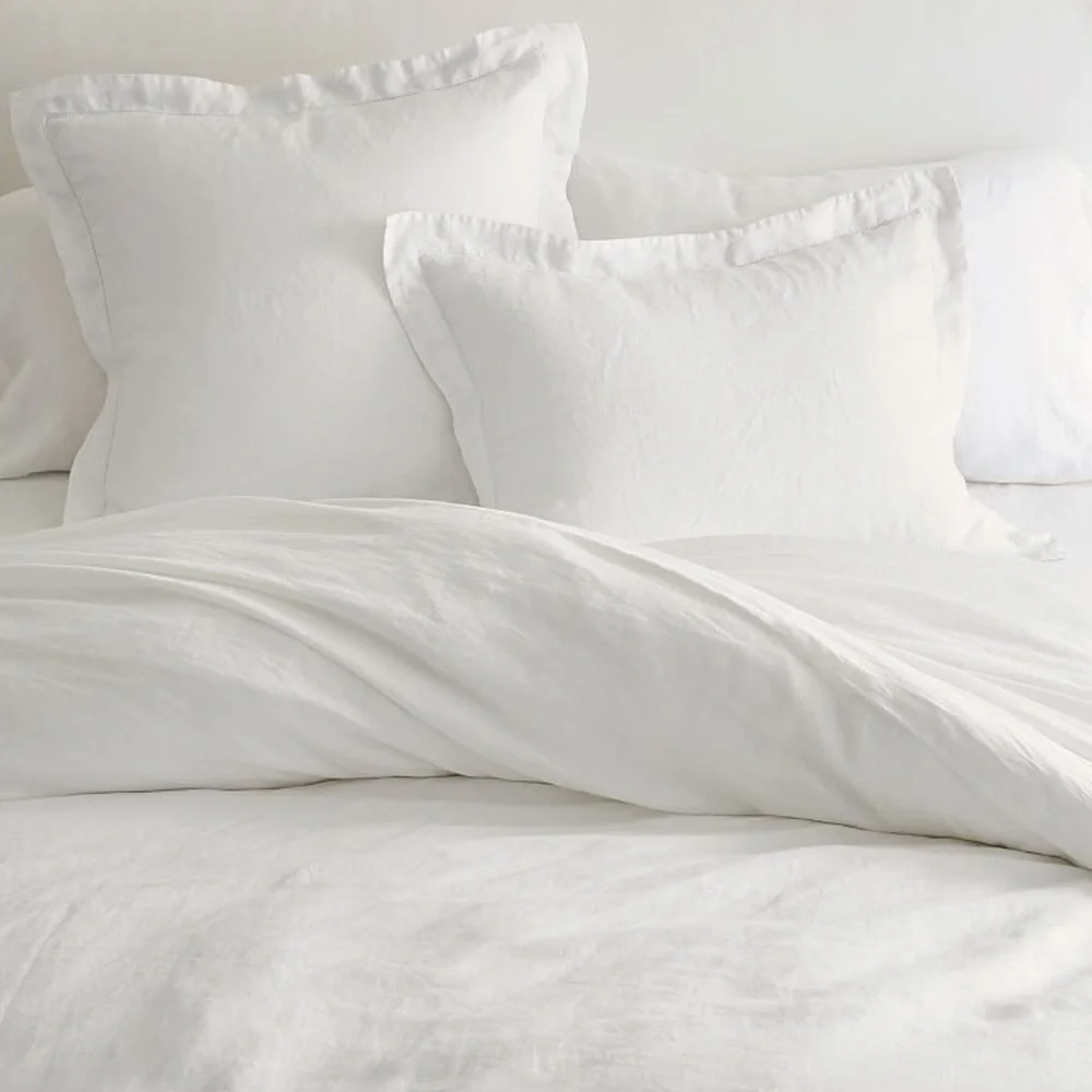 Pottery Barn Belgian Flax Linen Duvet Cover